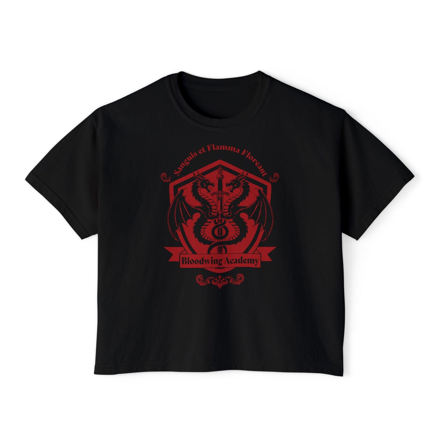 Bloodwing Academy Crest Crop Top