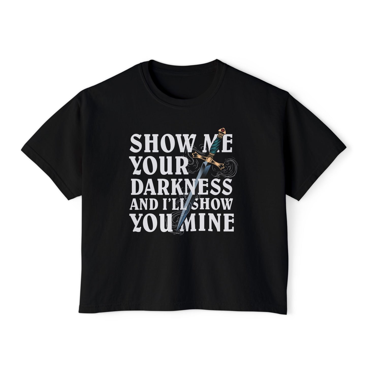 Show Me Your Darkness Crop Top