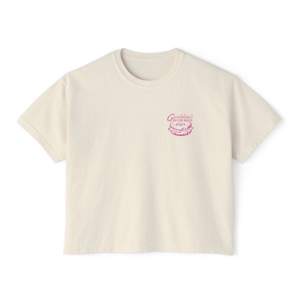 Geraldine's Buttery Bagels Crop Top