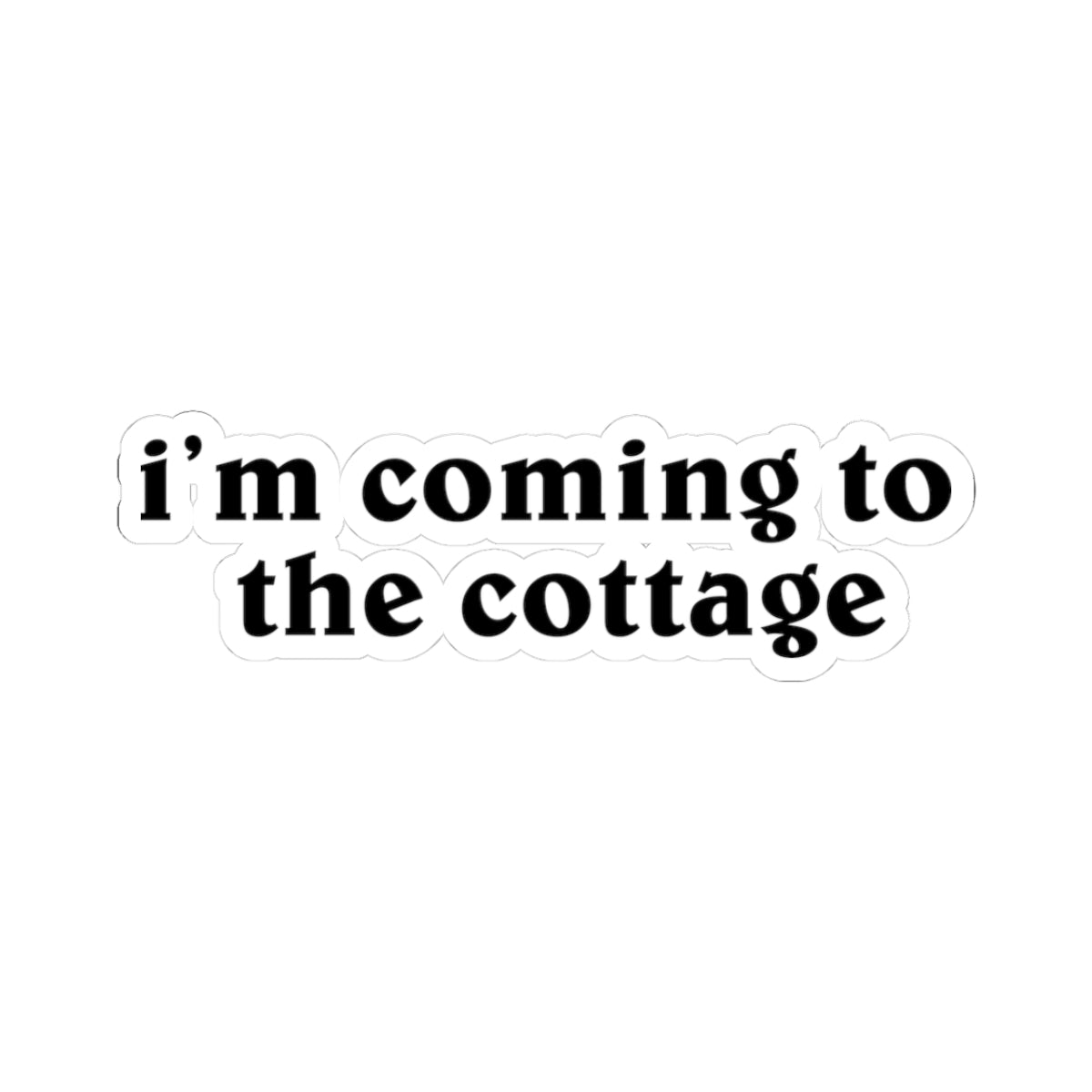 Cottage Sticker