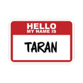 Taran Nametag. Sticker