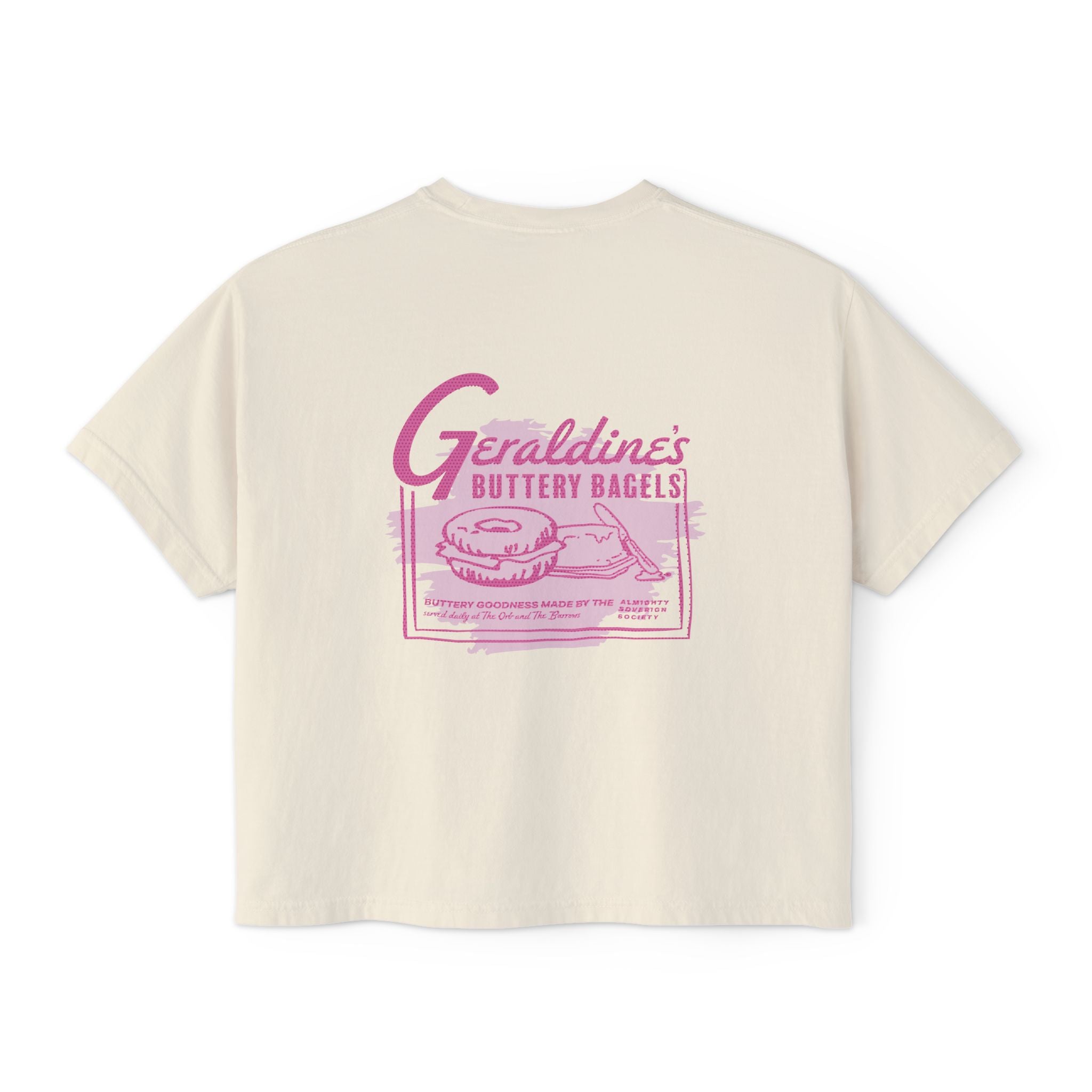 Geraldine's Buttery Bagels Crop Top
