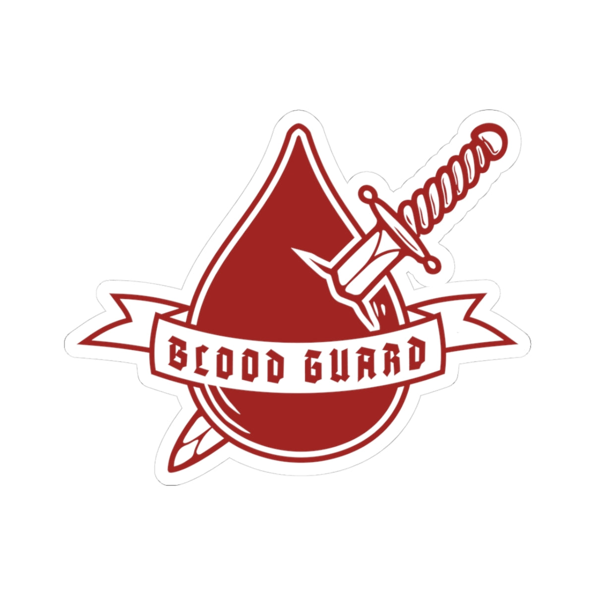 Blood Guard Sticker