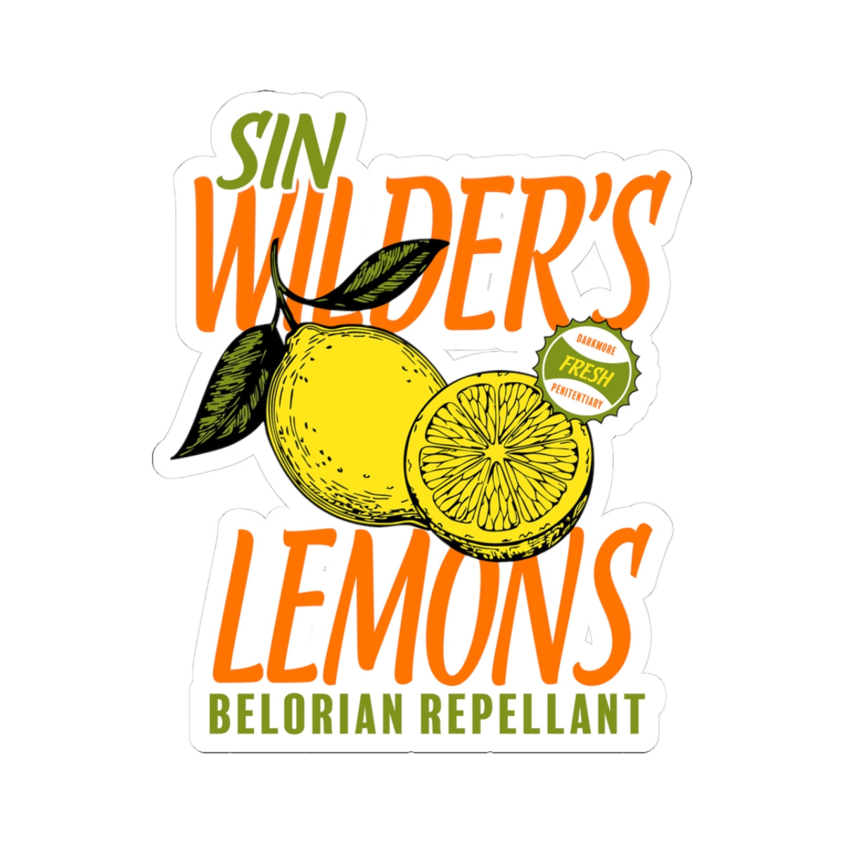 Sin Wilder's Lemons Sticker