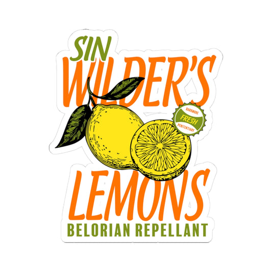 Sin Wilder's Lemons Sticker
