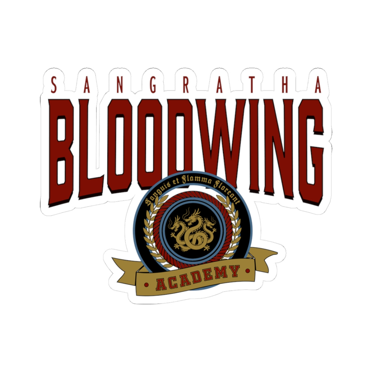 Bloodwing Academy Crest Sticker