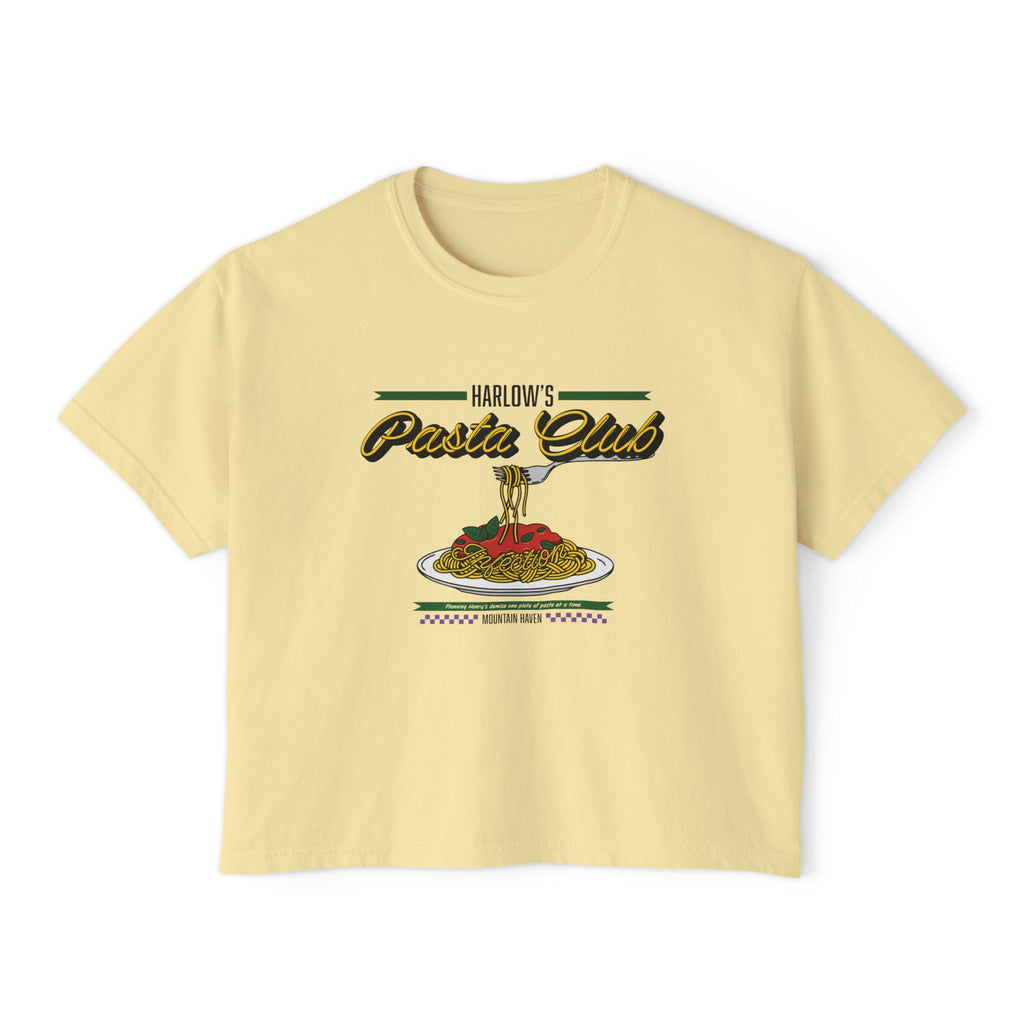 Harlow's Pasta Club Crop Top
