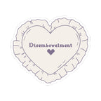 Disembowelment Embroidery Sticker