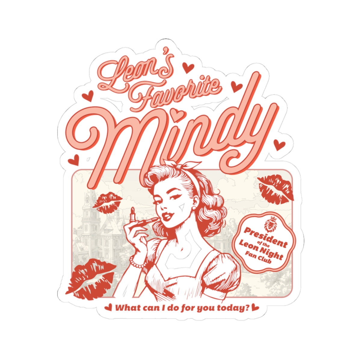 Mindy Sticker