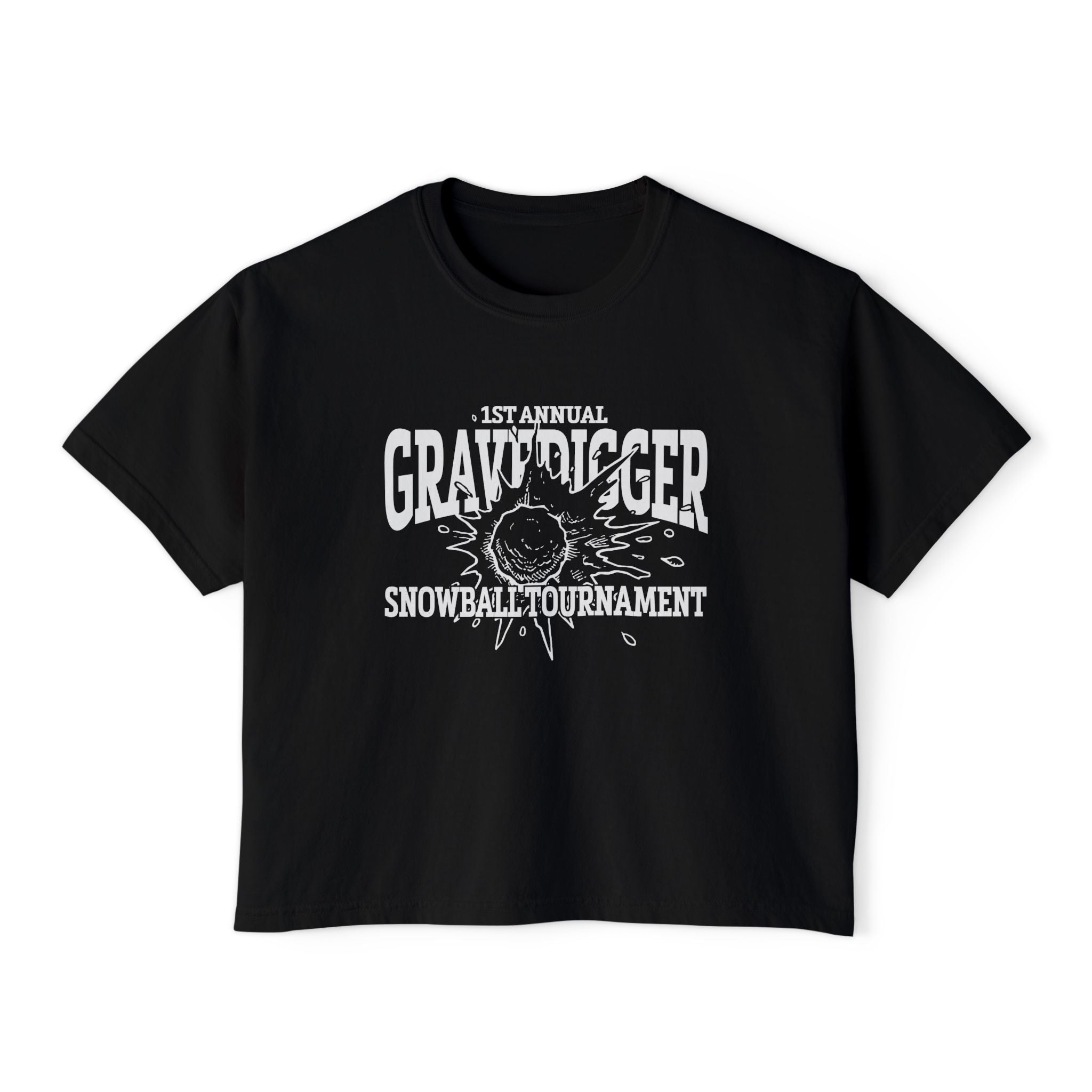 Gravedigger Snowball Tournament Crop Top