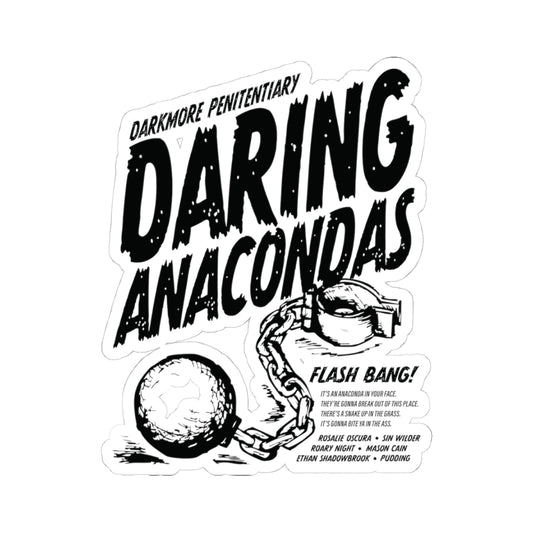 Daring Anacondas Sticker