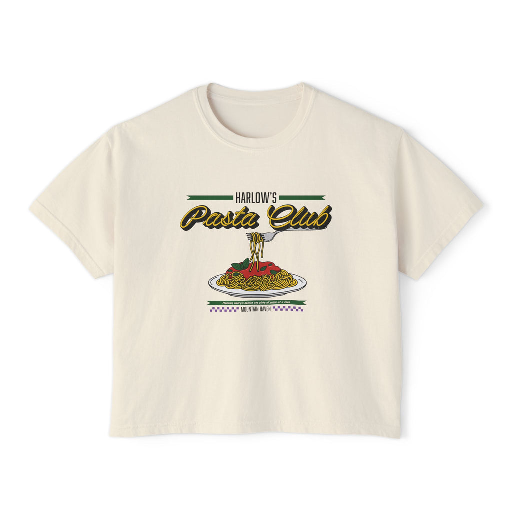 Harlow's Pasta Club Crop Top