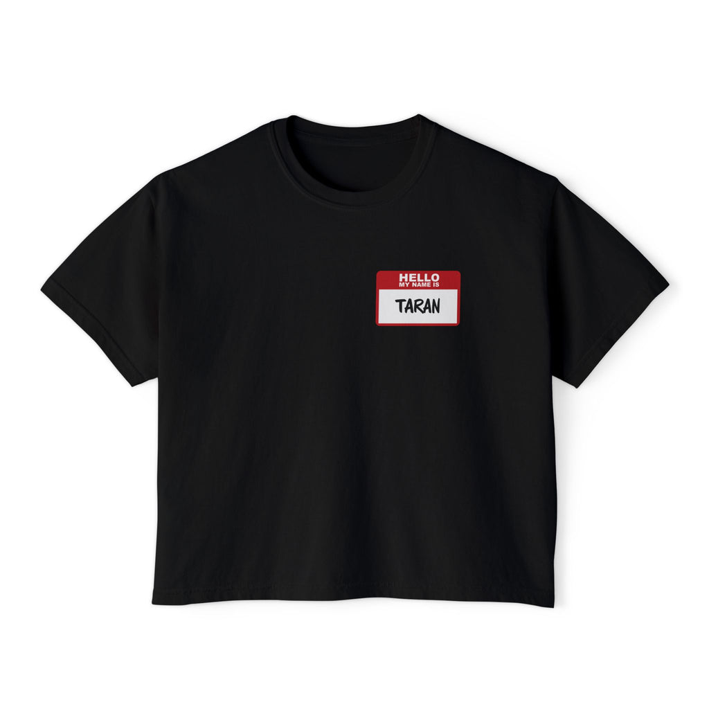 Taran Nametag Crop Top