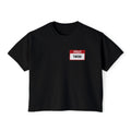 Taran Nametag Crop Top