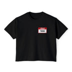 Taran Nametag Crop Top