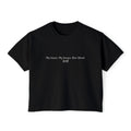 My heart. My bones. Our blood Crop Top
