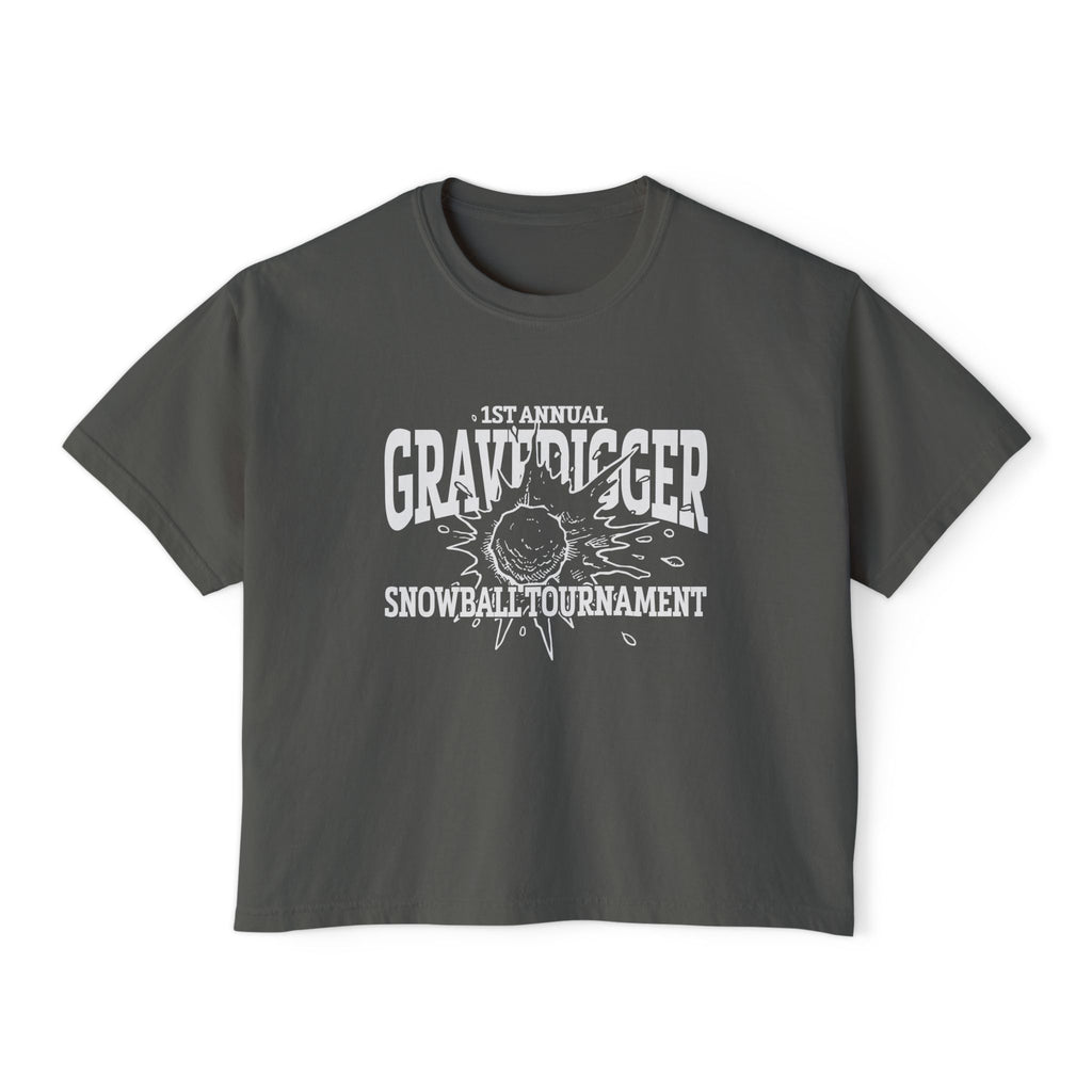 Gravedigger Snowball Tournament Crop Top