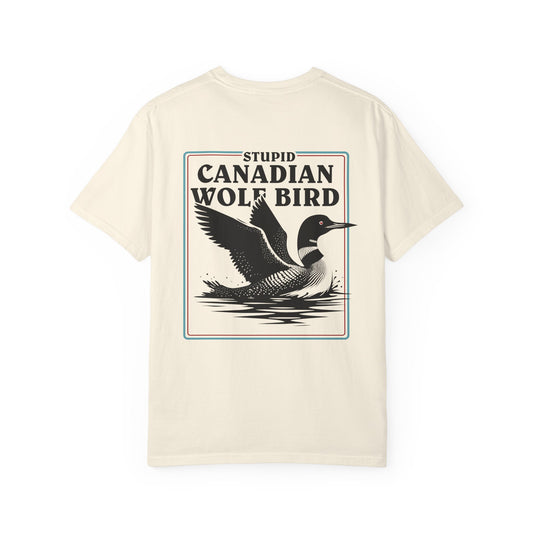 Stupid Canadian Wolf Bird Tee