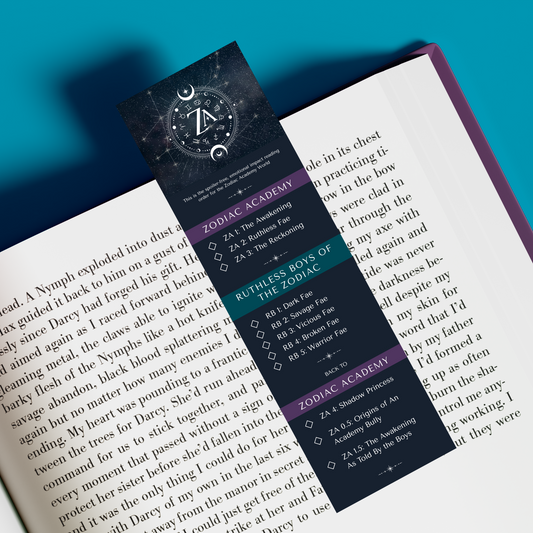 [PRE-ORDER] Zodiac Academy Reading Order Bookmark